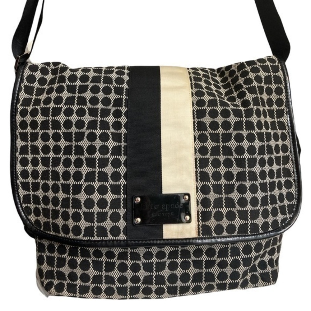 Kate spade canvas laptop or baby bag